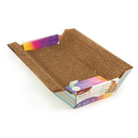 Smartykat Chaise Lounge Corrugate Cat Scratcher with Infused Catnip 09248-99997-006